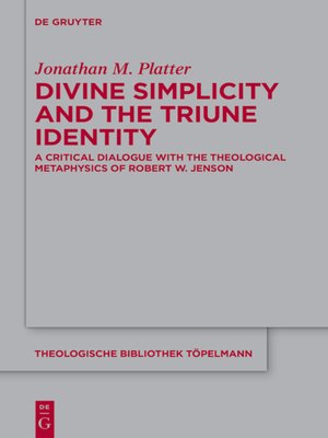 cover image of Divine Simplicity and the Triune Identity